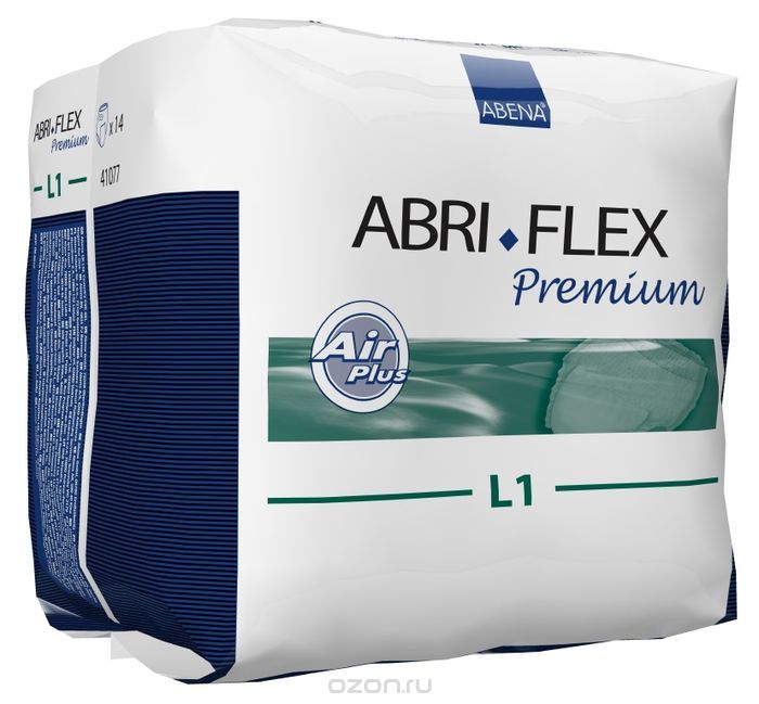 Abena Подгузники для взрослых Abri-Flex L1 дневные 14 шт 41086