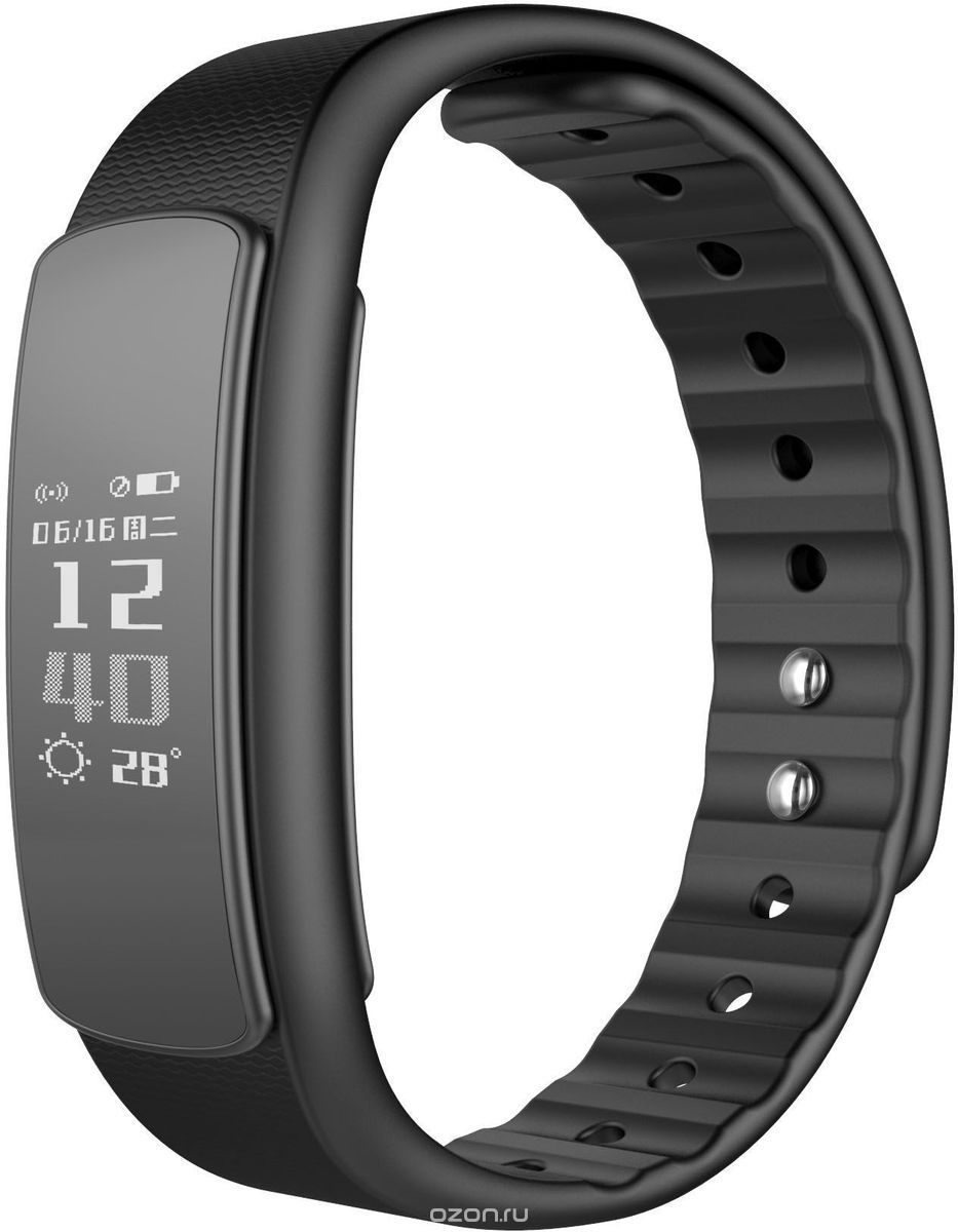 iWOWN i6HR, Black фитнес-браслет