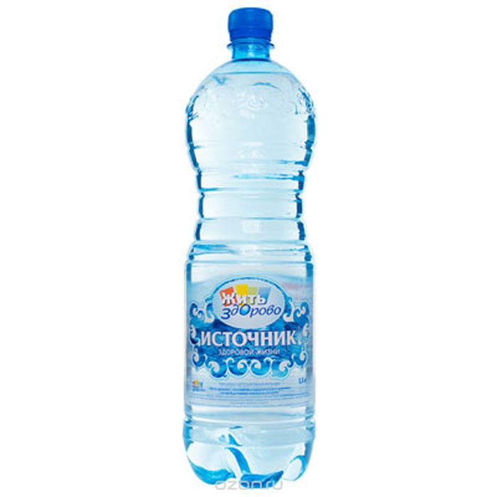 "Источник здоровой жизни" питьевая вода негазированная, 1,5 л