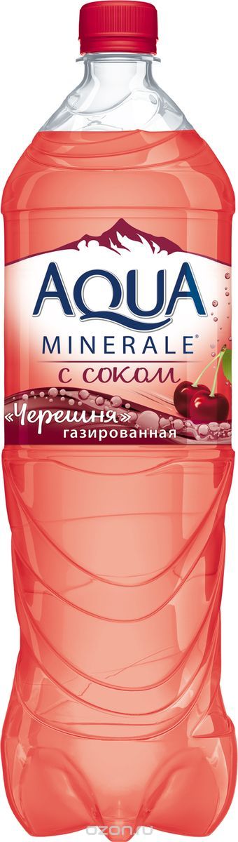 Aqua Minerale с соком Черешня напиток среднегазированный, 1,5 л
