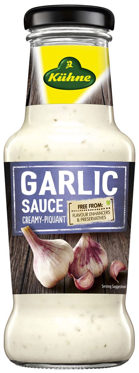 Kuhne Spicy Sauce Garlic  , 250 