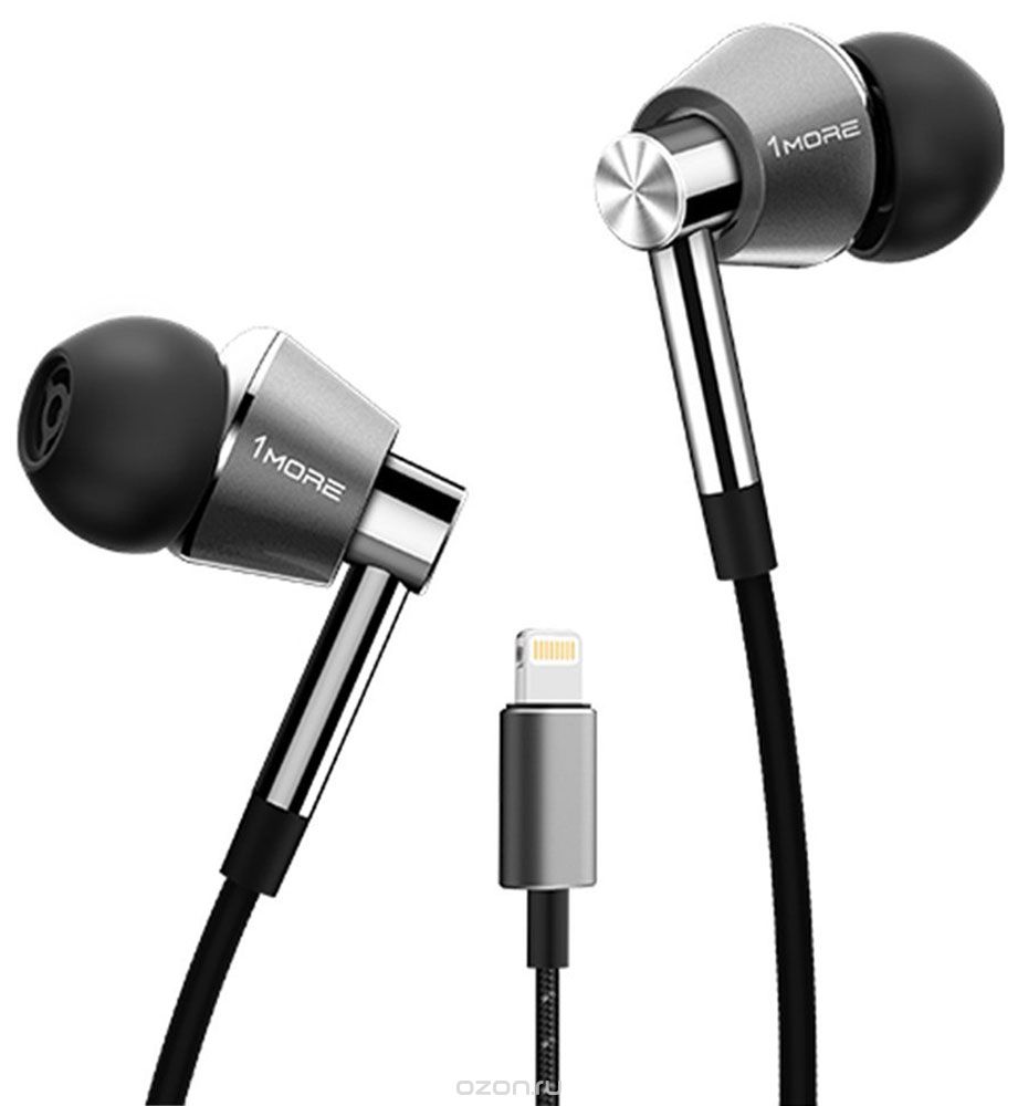 1MORE E1001L Triple Driver LTNG, Silver наушники