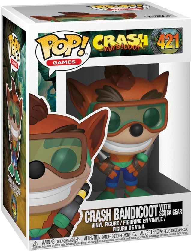  Funko POP! Vinyl: Games: Crash Bandicoot S2: Crash w/ Scuba 33916